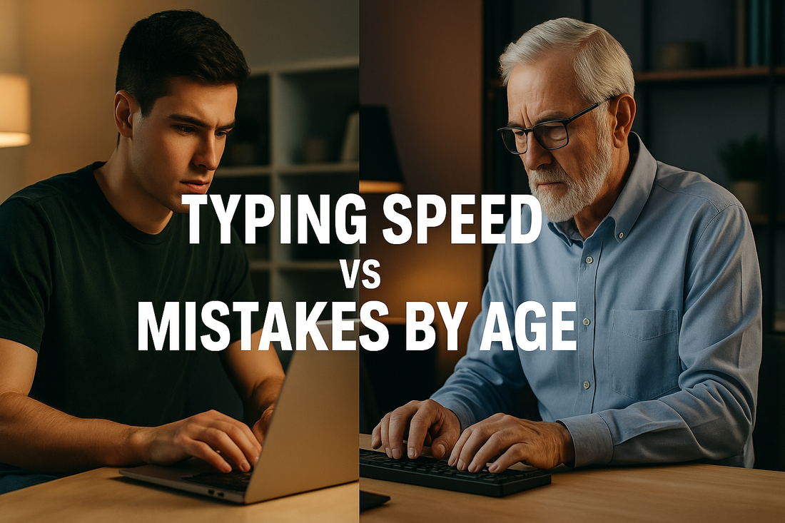Typing Speed vs Mistakes by Age