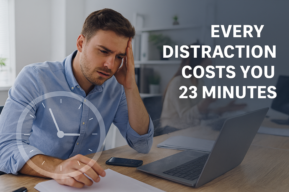 Every Distraction Costs You 23 Minutes