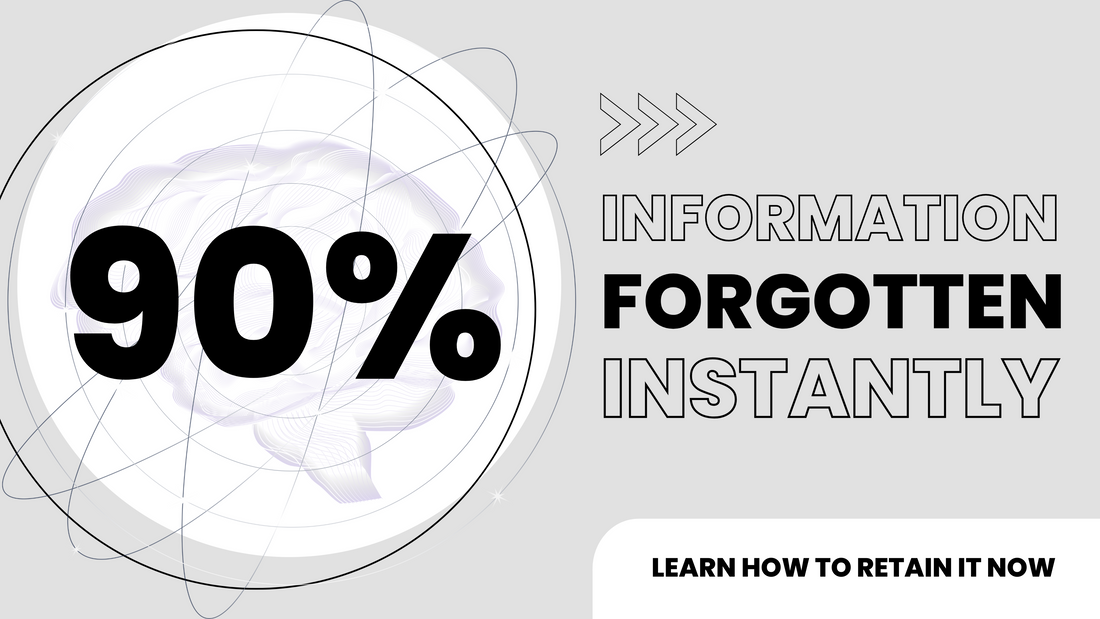 90% of the Information You Receive Will Be Forgotten! Learn How to Retain It Now