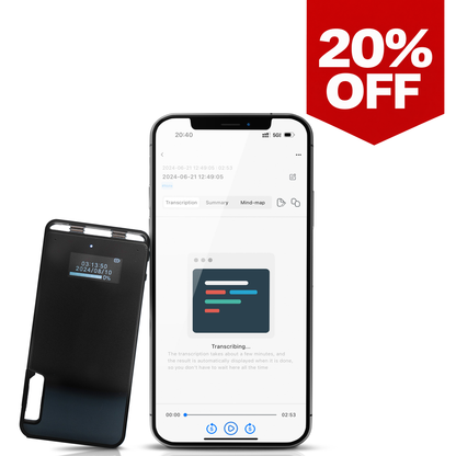 20% OFF - TCTEC 128GB Voice Recorder